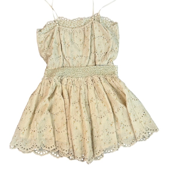 Free People Jillian Eyelet Bodysuit & Skirt Set - Picture 3 of 6